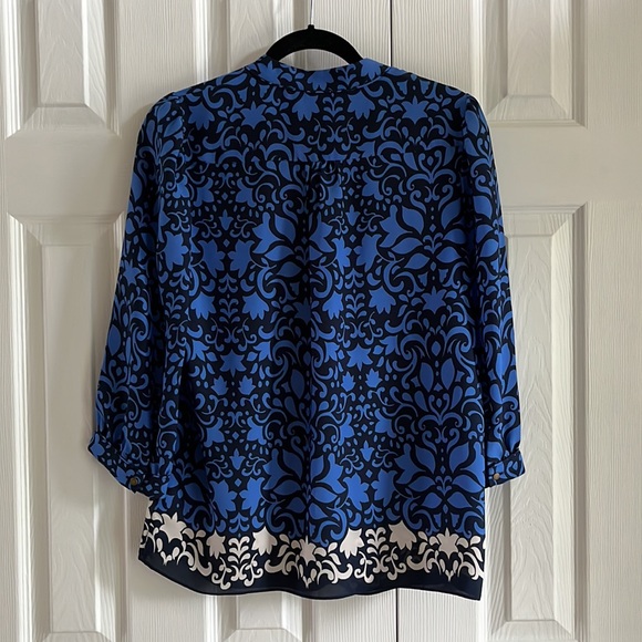 Banana Republic Blouse Tunic 3/4 Sleeve size small - Picture 6 of 11